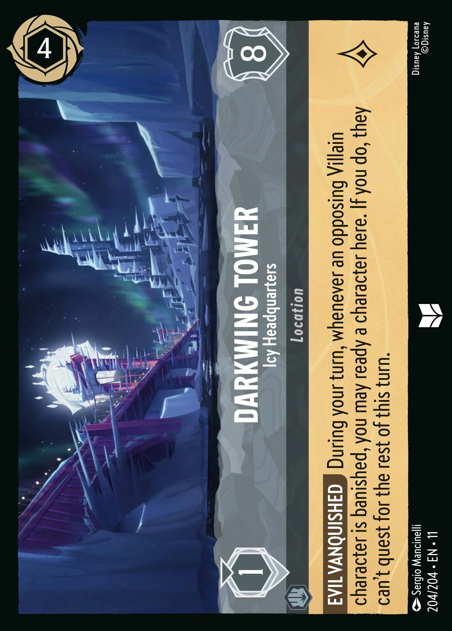 Darkwing Tower - Icy Headquarters (204/204 - Winterspell) Uncommon
