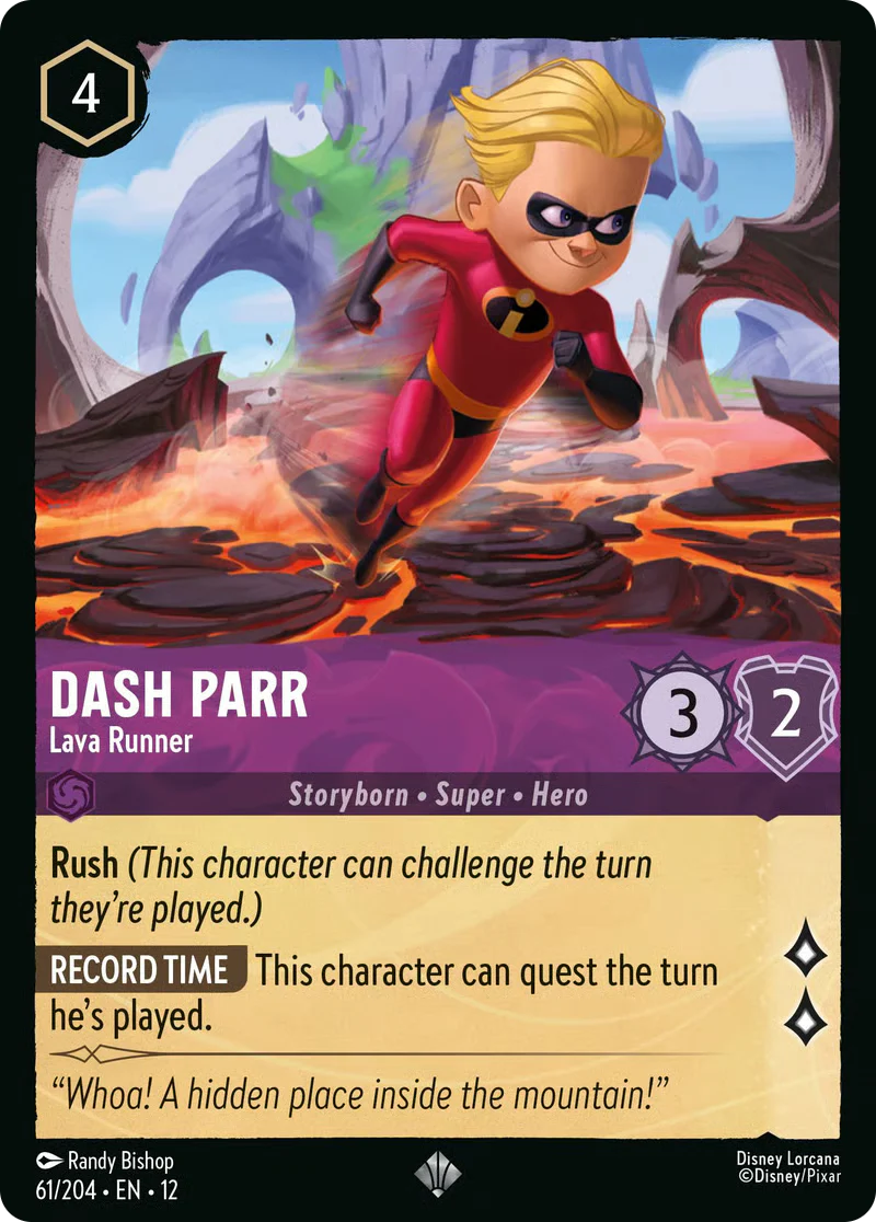 Dash Parr - Lava Runner (Wilds Unknown 061/204) Super Rare