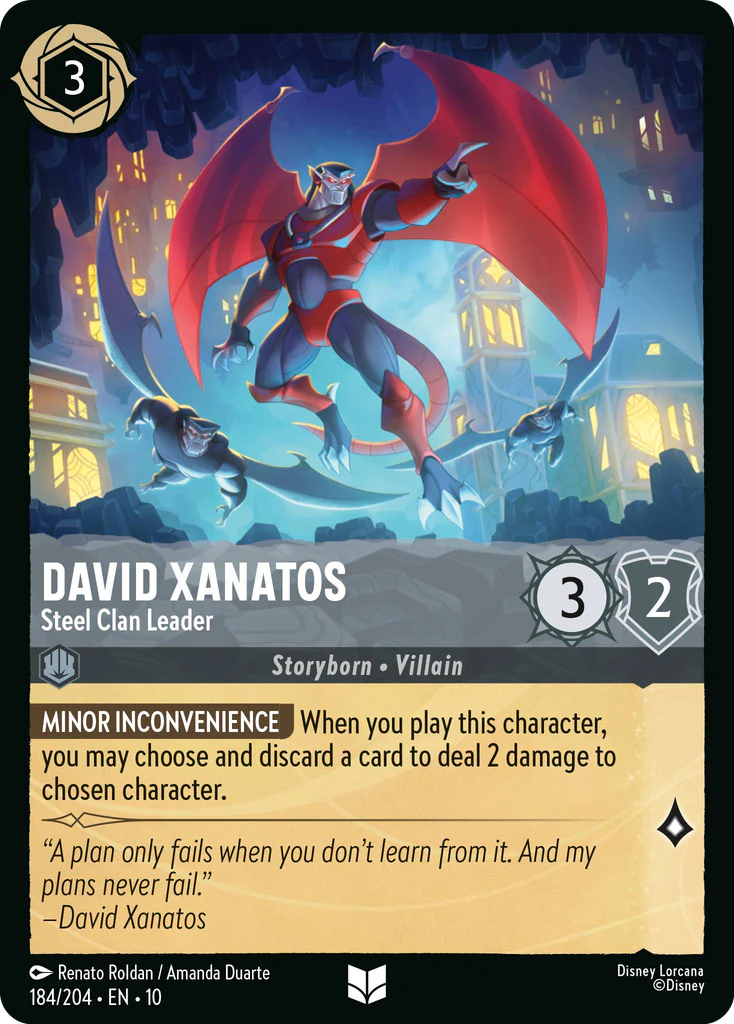 David Xanatos - Steel Clan Leader (184/204 - Whispers in the Well) Uncommon