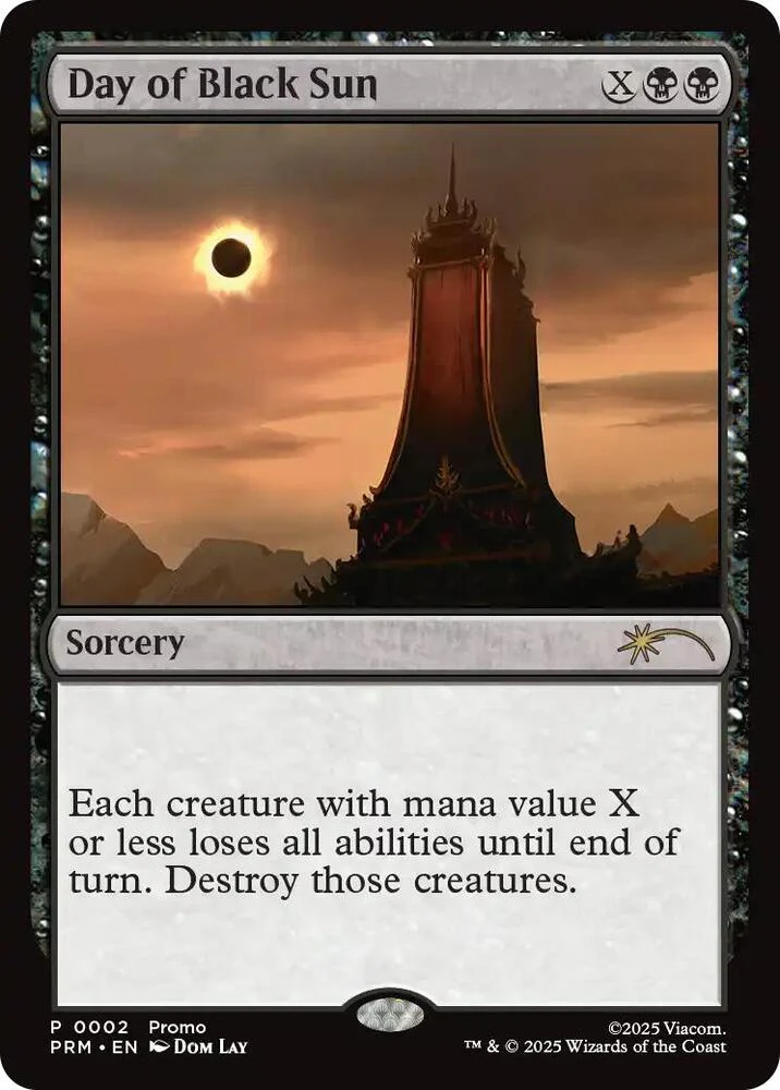 Day of Black Sun [ #0002 ] (PRM-R) Normal Near Mint