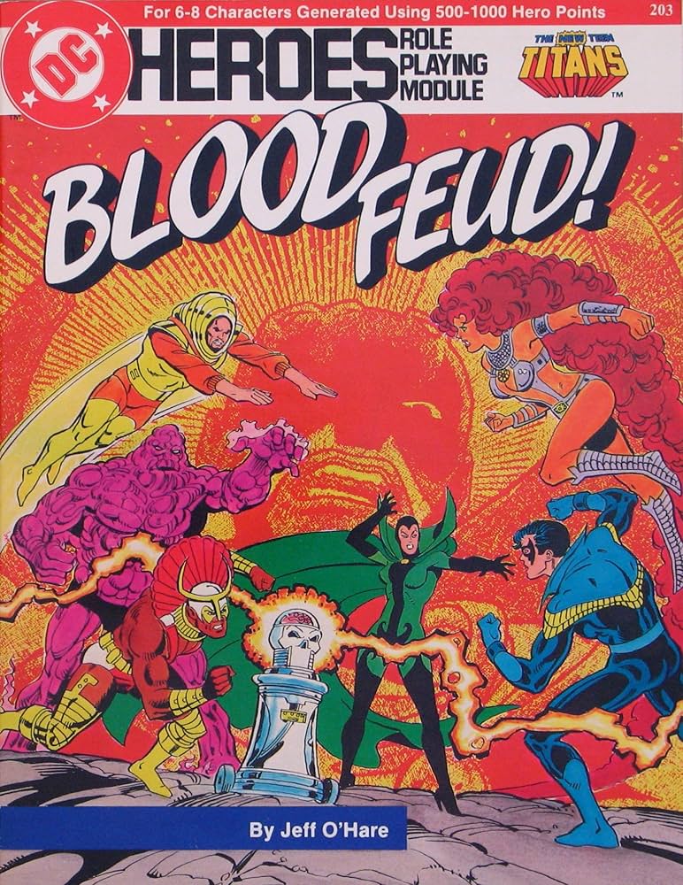 DC Heroes RPG - Blood Fued (USED)