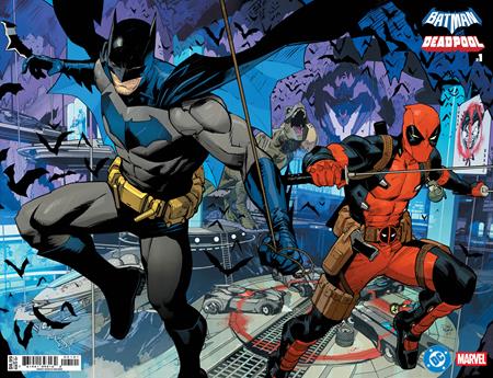DC MARVEL BATMAN DEADPOOL #1 (ONE SHOT) CVR B DAN MORA BATMAN DEADPOOL WRAPAROUND CARD STOCK VAR - Image 2