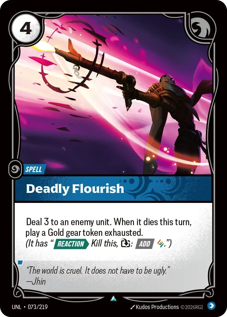 Deadly Flourish - 073/219 (UNL)  Uncommon