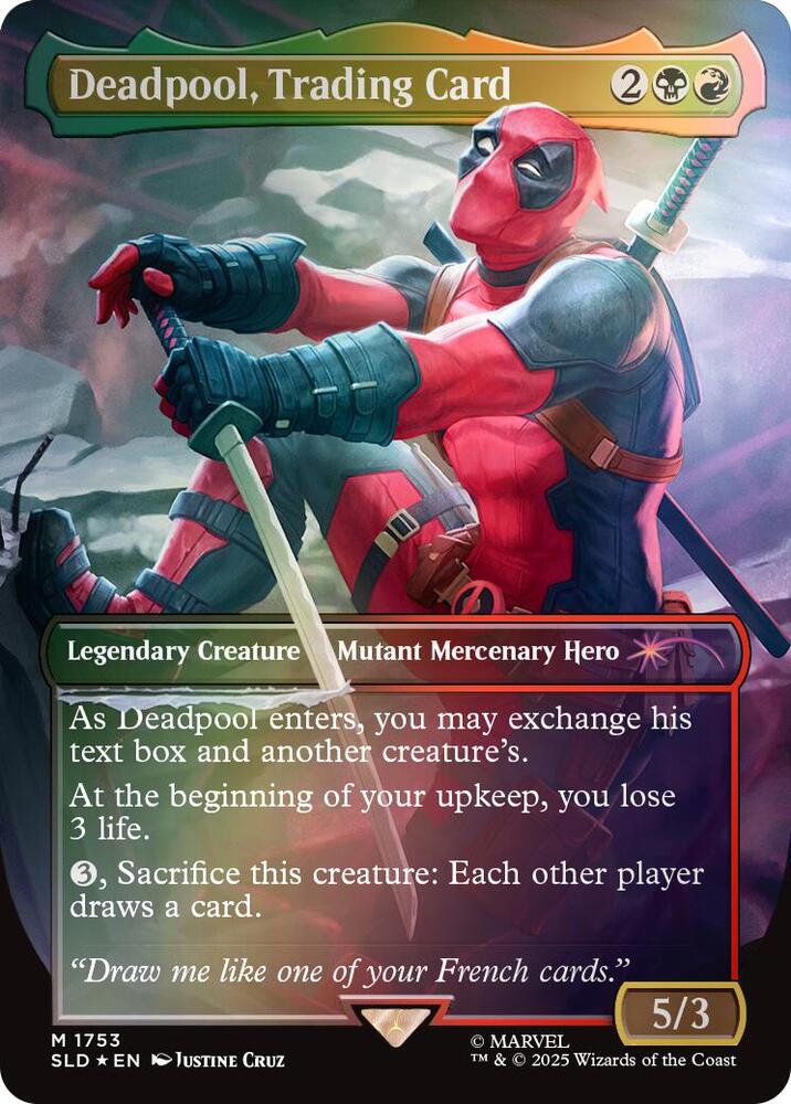 Deadpool, Trading Card [#1753] (SLD-M-FOIL)