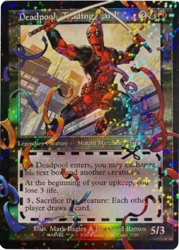 Deadpool, Trading Card [#7129 Pool Party Foil] (SLD-M-FOIL)
