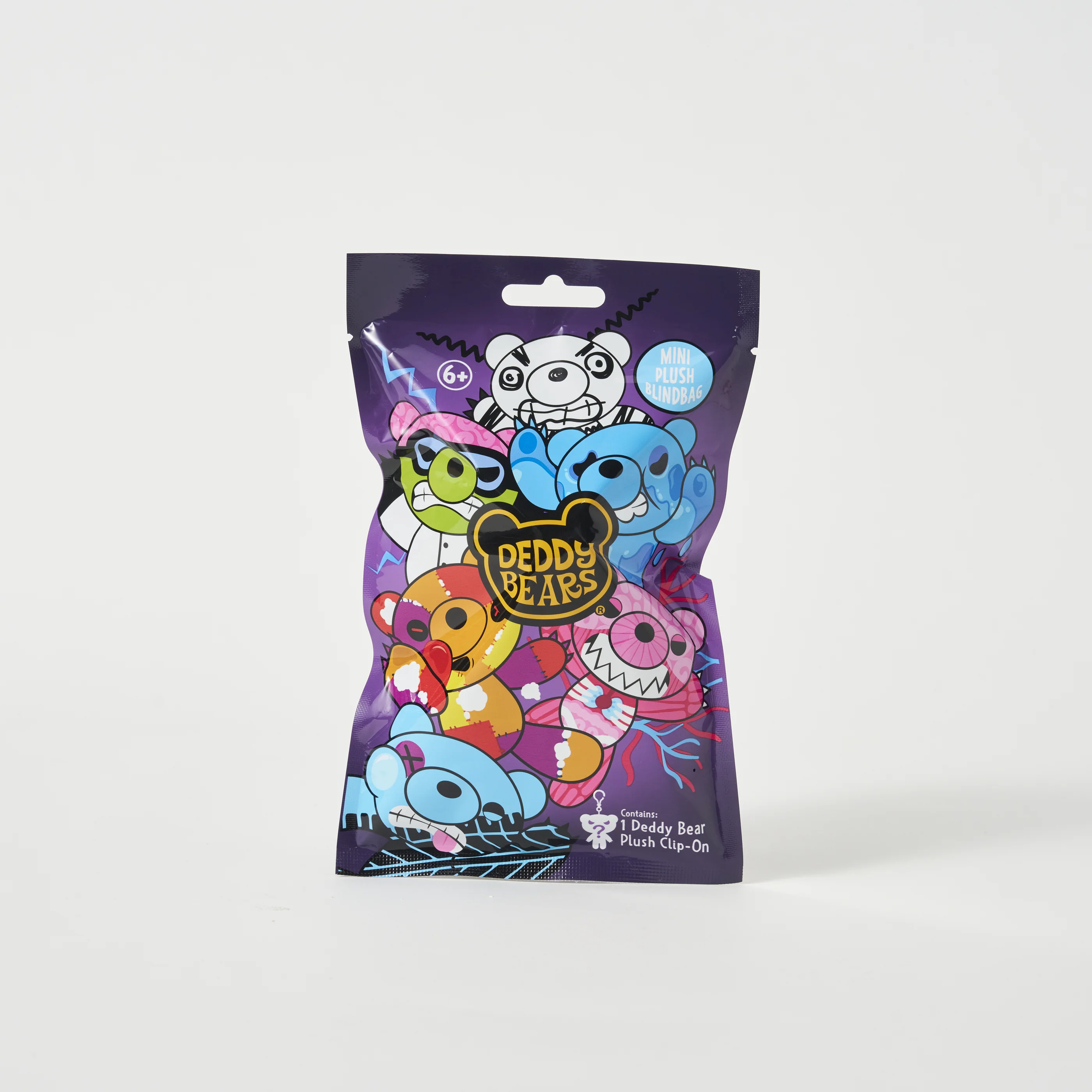 DEDDY BEARS 4IN CLIP-ON PLUSH BMB BLIND PACK