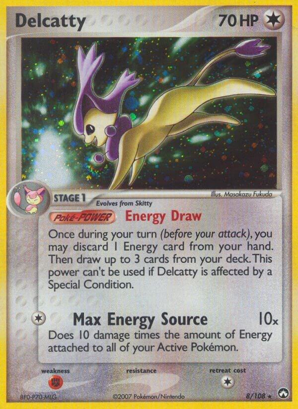 Delcatty - 8/108 (PK) Holo Rare Light Play