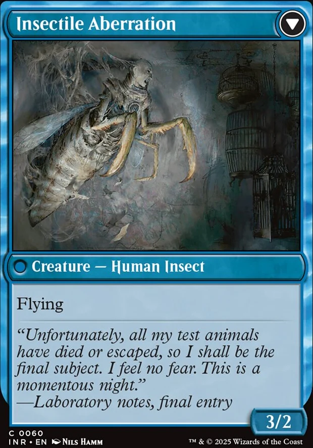 Delver of Secrets // Insectile Aberration [ #0060 ] (INR-C)