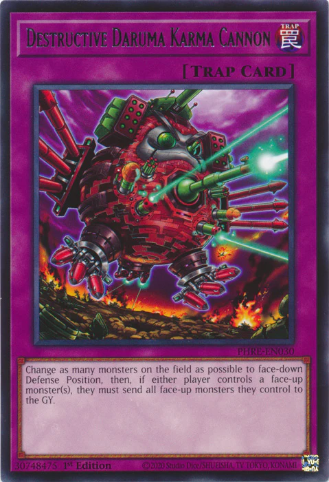 Destructive Daruma Karma Cannon (PHRE-EN030)