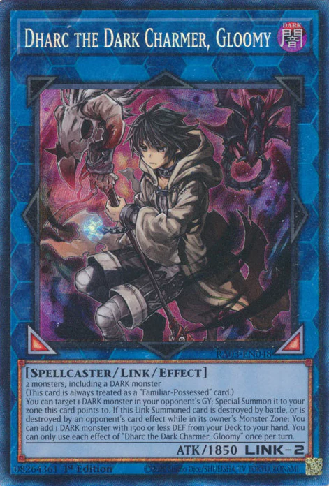 Dharc the Dark Charmer, Gloomy (RA03-EN048) Prismatic Collector's Rare - Near Mint 1st Edition