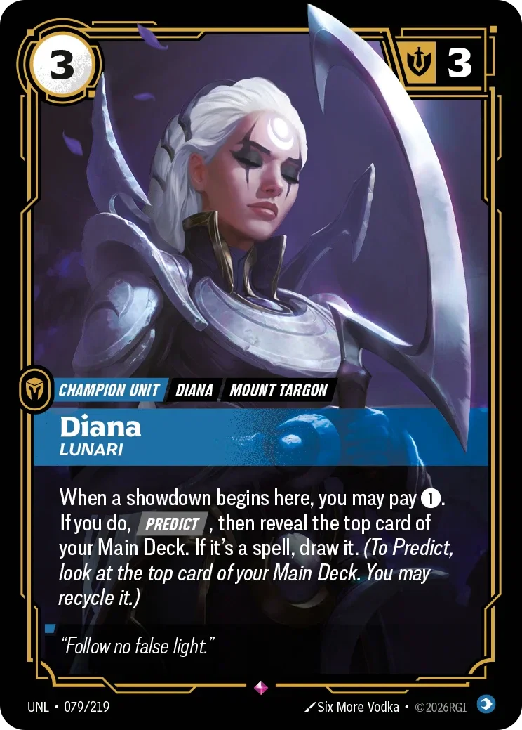 Diana - Lunari - 079/219 (UNL)  Rare