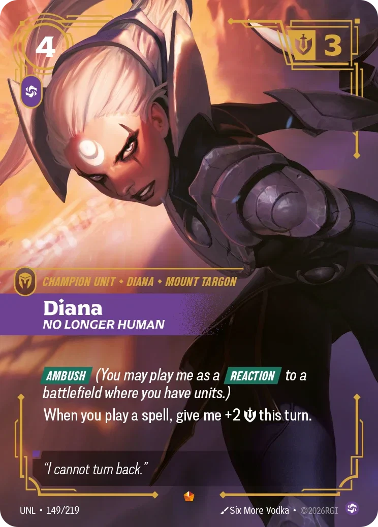 Diana - No Longer Human - 149/219 (UNL)  Epic