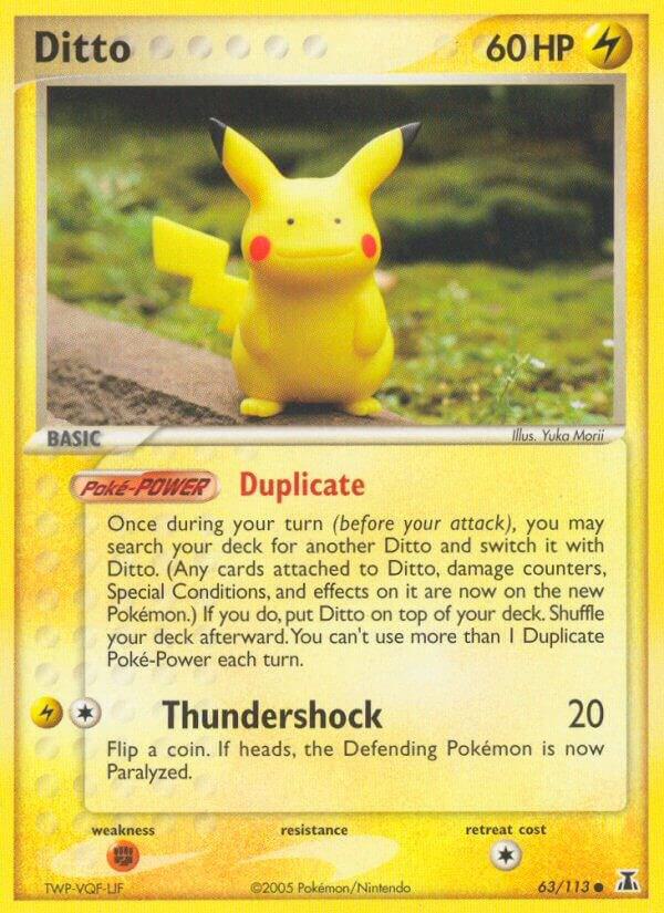 Ditto - 63/113 (DS) Pikachu Light Play Common