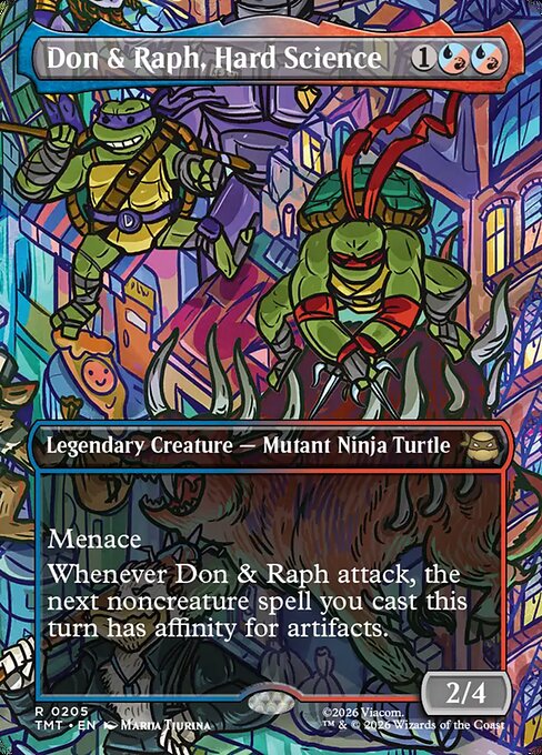 Don & Raph, Hard Science [ #0205 Scene Borderless ] (TMT-R) - Image 2