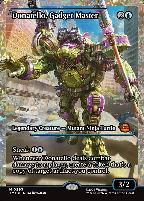 Donatello, Gadget Master [ #0293 Fracture Foil Japan Showcase ] (TMT-M)