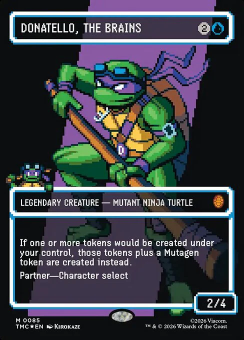 Donatello, the Brains [ #0085 Borderless Surge Foil ] (TMC-M)