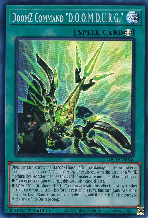 DoomZ Command "D.O.O.M.D.U.R.G." (DOOD-EN058)