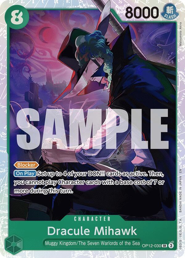 Dracule Mihawk (SR)- Legacy of the Master (OP12-030)