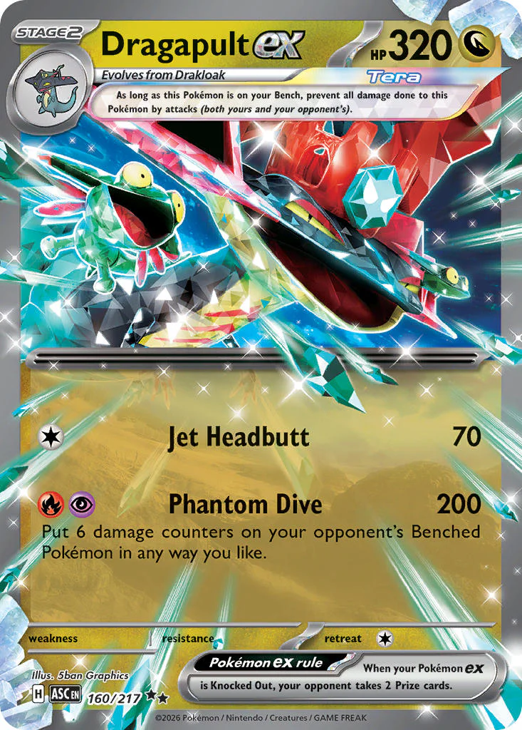 Dragapult ex - 160/217 (ASC) Double Rare