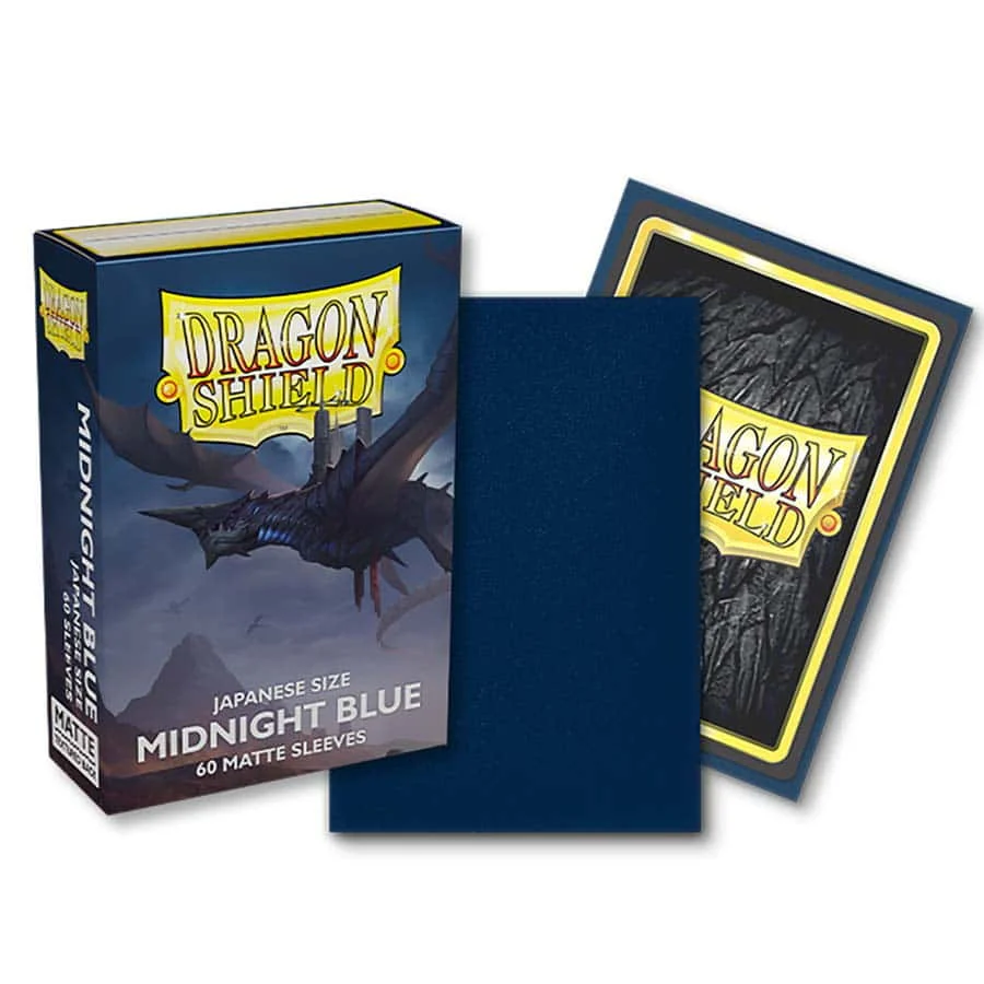 Dragon Shield: Mini - Matte: Midnight Blue 60 Count - Image 2