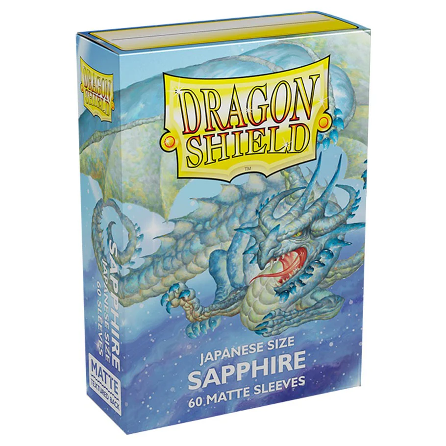Dragon Shield: Mini - Matte: Sapphire 60 Count - Image 2