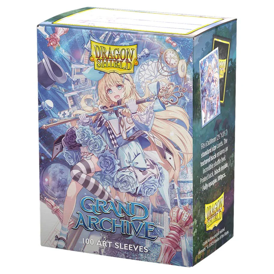 Dragon Shield: Standard - Dual Matte Art: Grand Archive - Alice, Golden Queen 100 Count