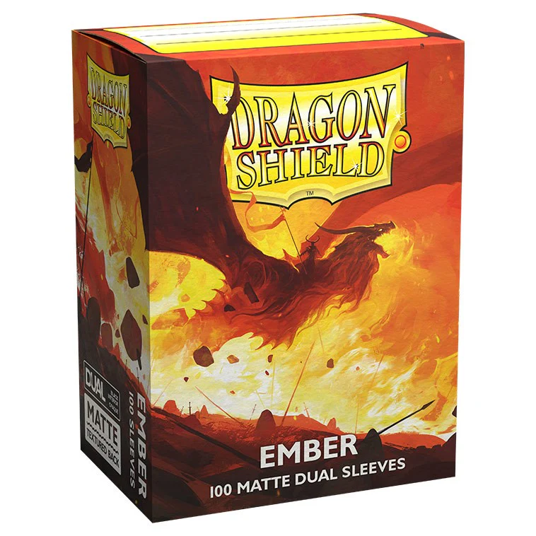 Dragon Shield: Standard - Dual Matte: Ember 100 Count - Image 2