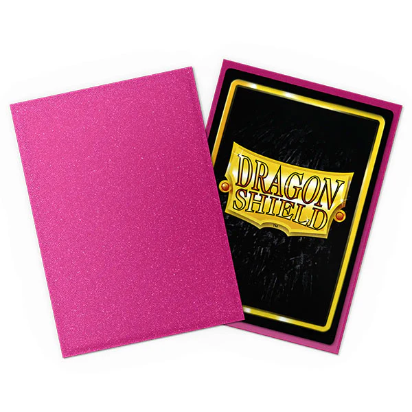 Dragon Shield: Standard - Matte Sparkles: Pink Sapphire 100 Count
