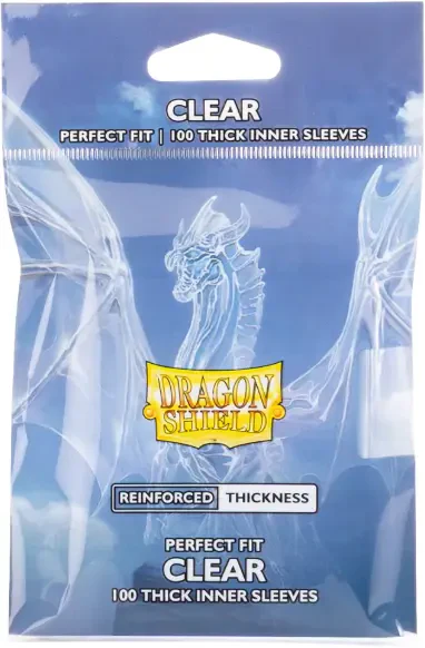 Dragon Shield: Standard - Perfect Fit Thick: Clear 100 Count