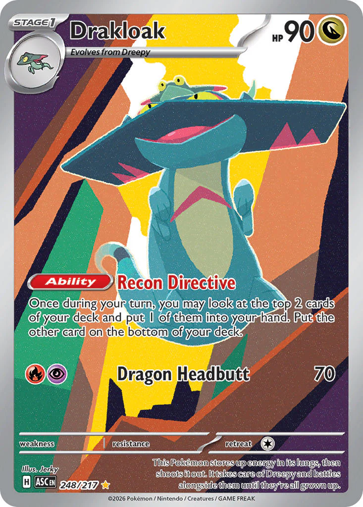 Drakloak - 248/217 (ASC) Illustration Rare