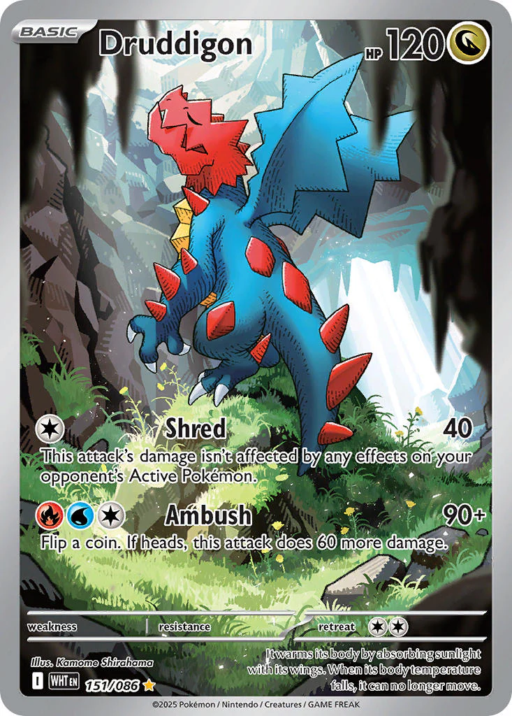 Druddigon - 151/086 (WHT) Illustration Rare
