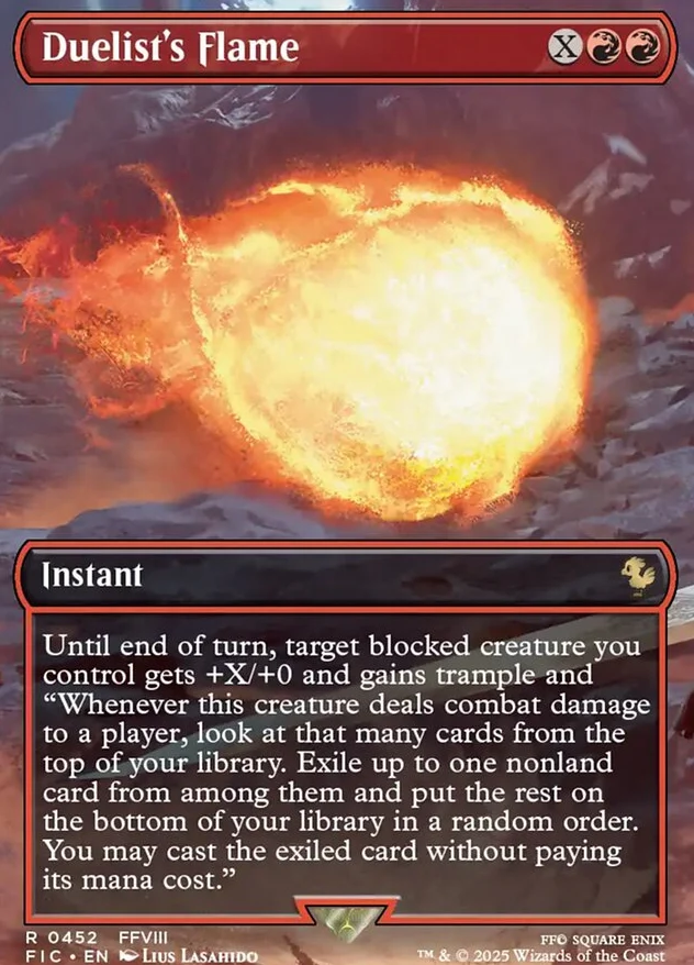 Duelist's Flame [ #0452 Borderless ] (FIC-R) - Image 2