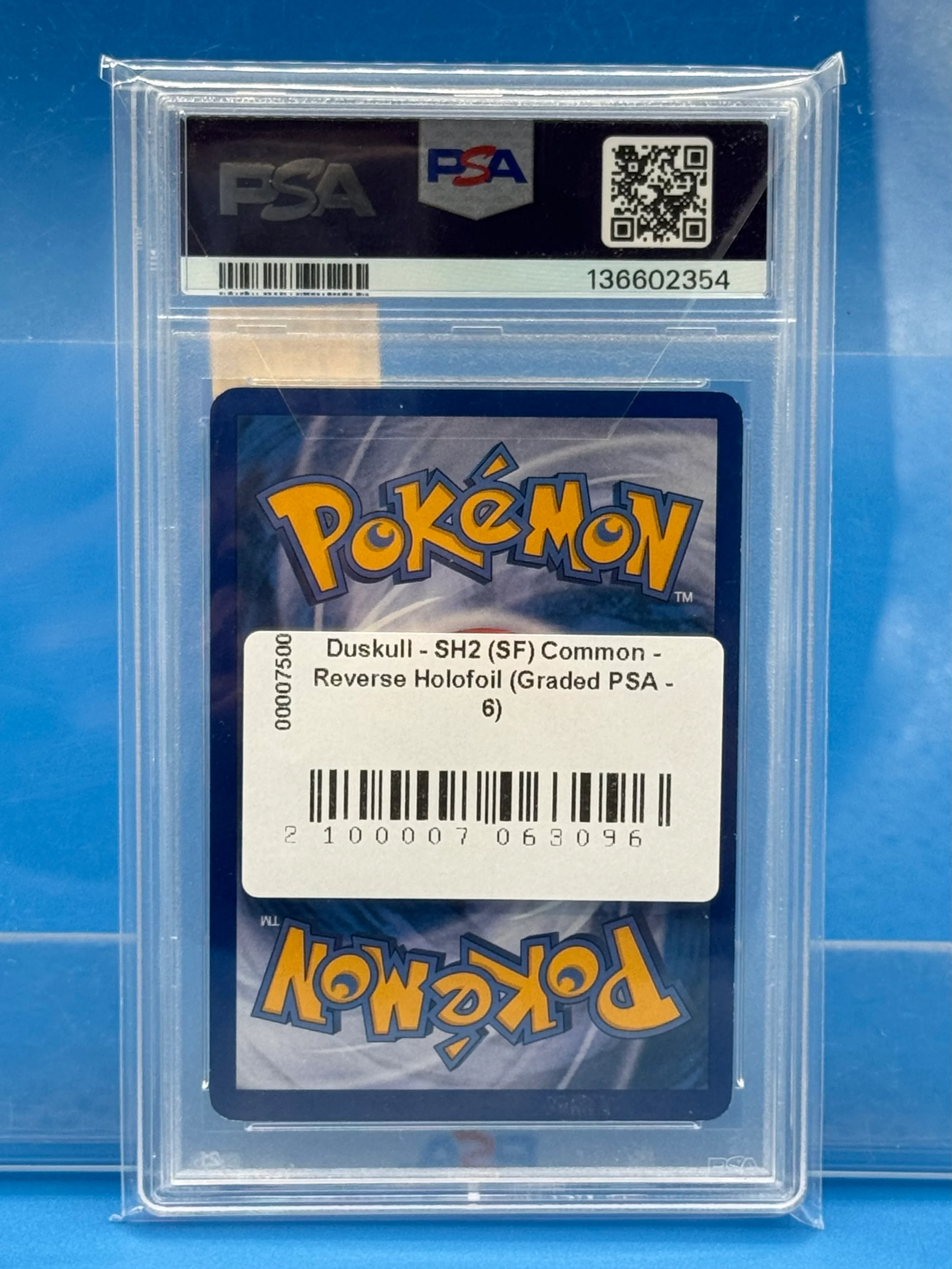 Duskull - SH2 (SF) Common - Reverse Holofoil (Graded PSA - 6) - Image 2