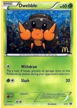 Dwebble 03/12 (MCD11) Promo - Near Mint