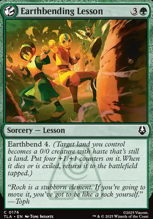 Earthbending Lesson [ #0176 ] (TLA-C) - Image 2