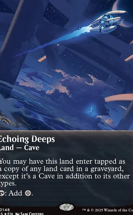 Echoing Deeps [ #0148 Galaxy Foil Poster Stellar Sights ] (EOS-R)