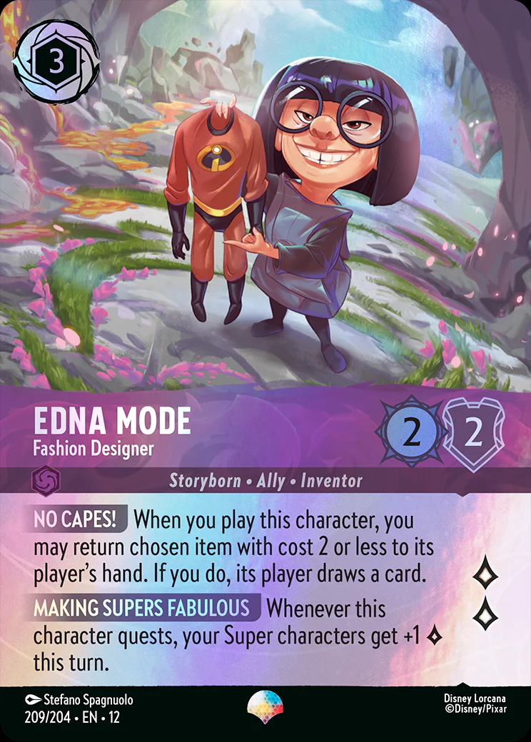 Edna Mode - Fashion Designer (Wilds Unknown 209/204) Epic
