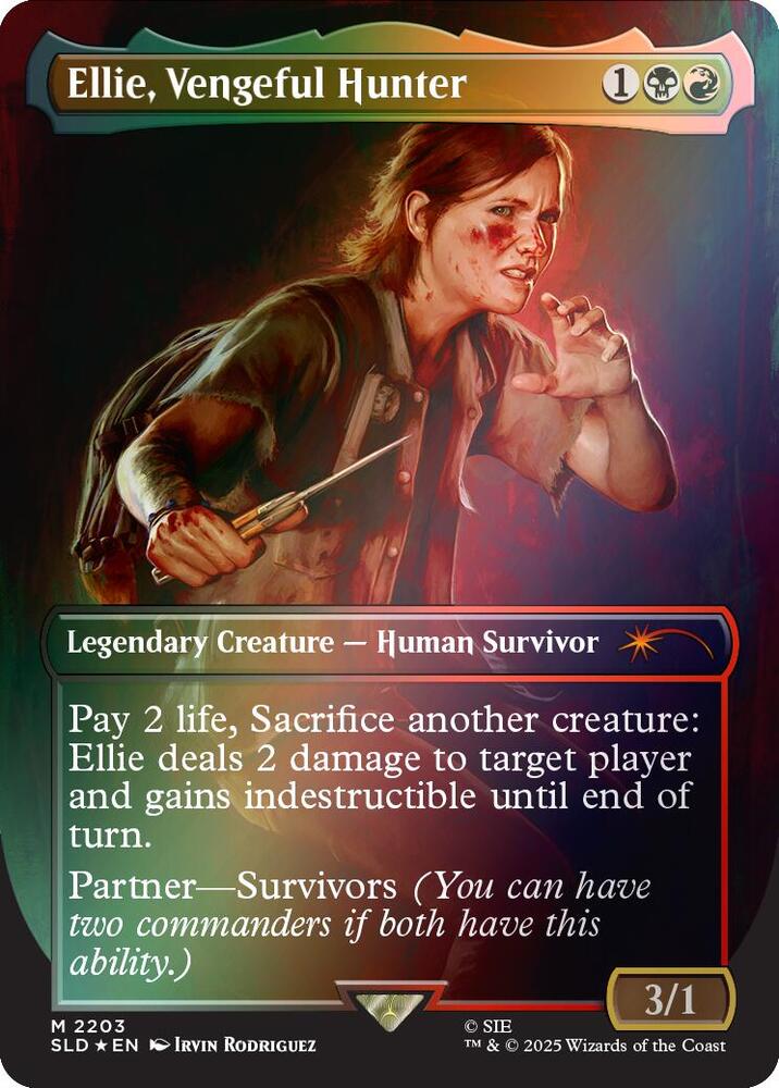 Ellie, Vengeful Hunter (SLD-M-2203) (Rainbow Foil)