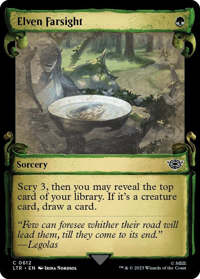 Elven Farsight [#0612 Showcase Scrolls] (LTR-C-Foil)