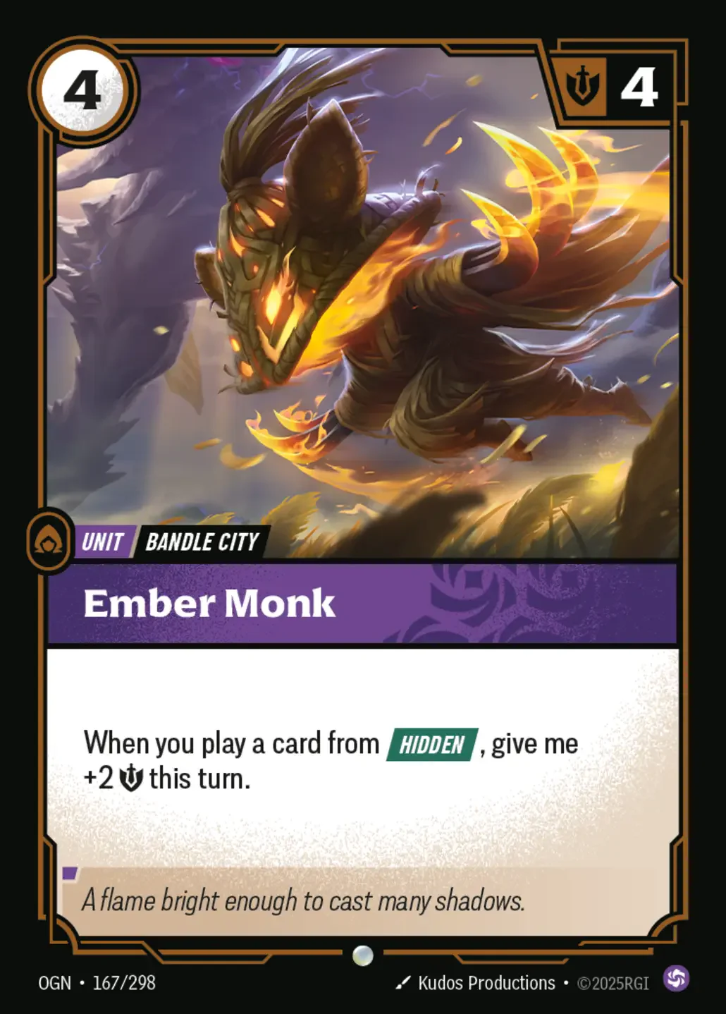 Ember Monk - 167/298 (OGN) Common
