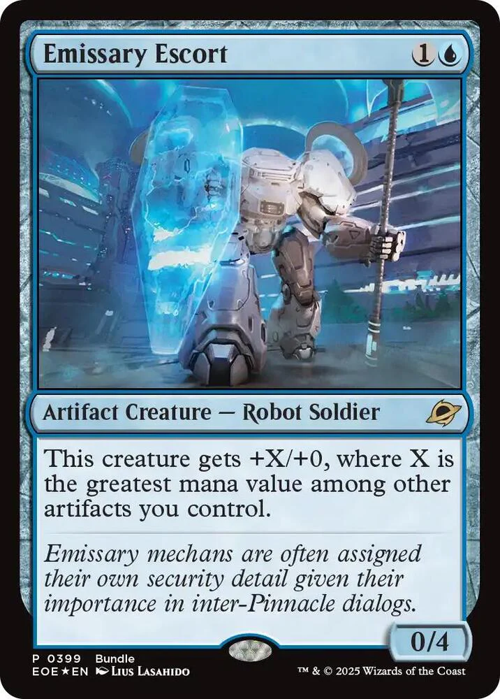 Emissary Escort [ # 0399 Bundle Promo ] (EOE- P) Foil Near Mint