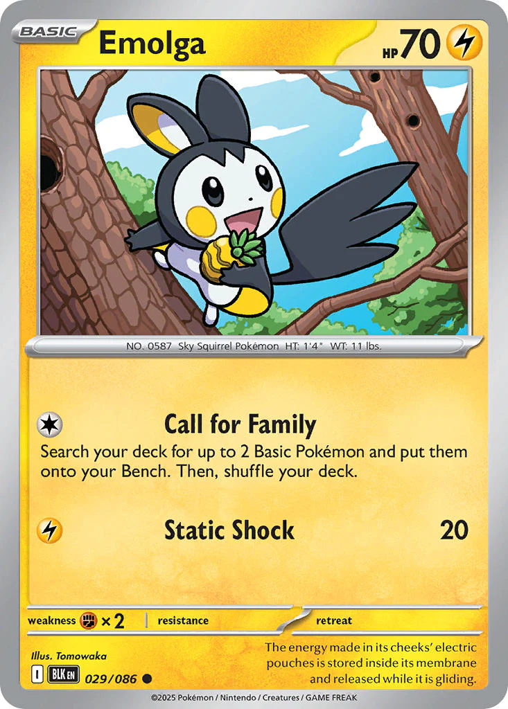 Emolga - 029/086 (BLK) Common
