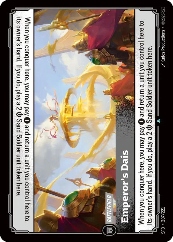 Emperor's Dais - 207/221 (SFD) Uncommon