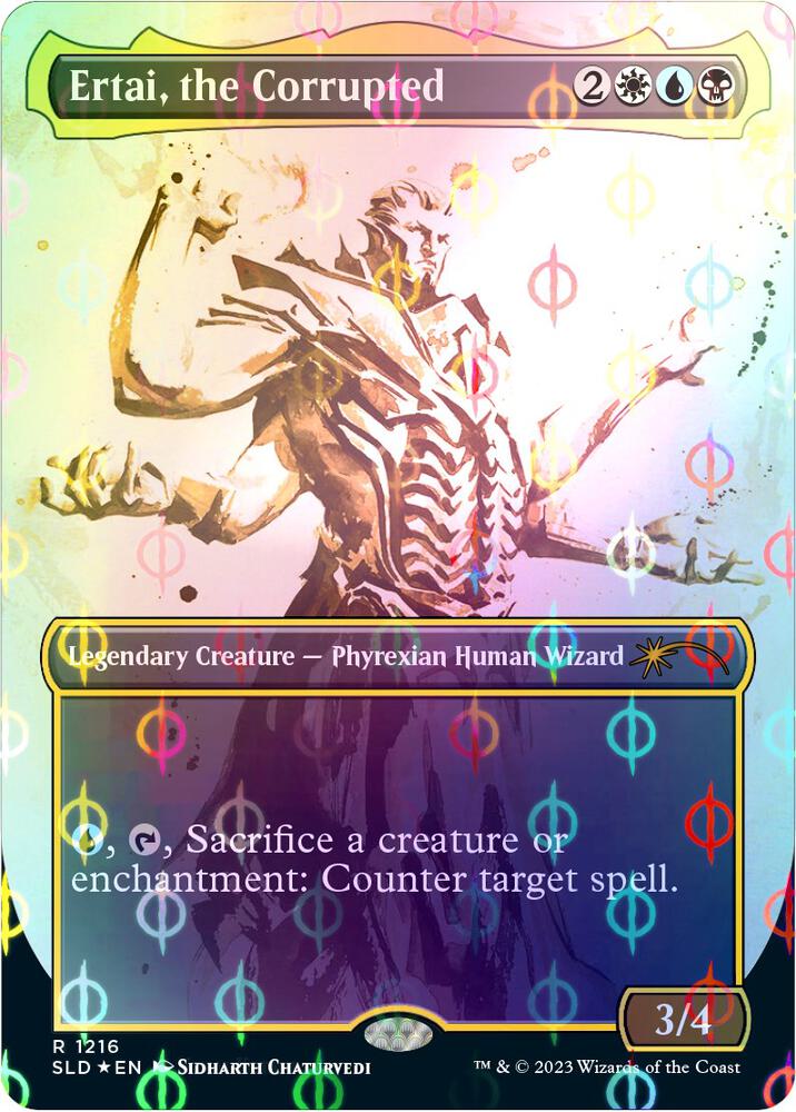 Ertai, th Corrupted [#1216 Step-and-Compleat Foil] (SLD-P-FOIL)