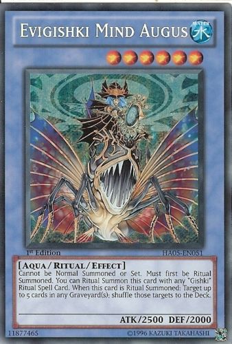 Evigishki Mind Augus (HA05-EN051) Secret Rare - Near Mint 1st Edition