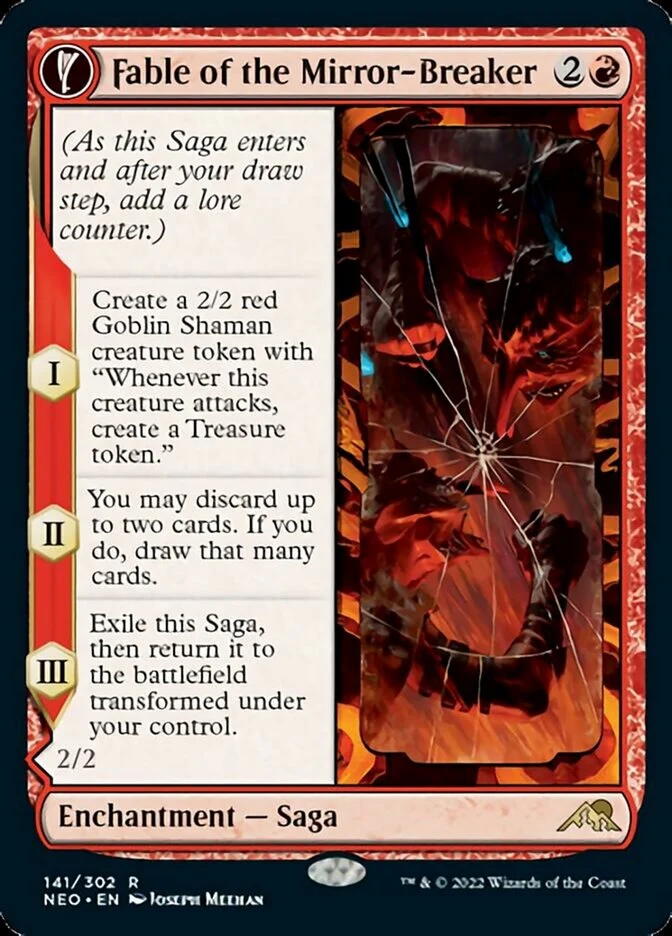 Fable of the Mirror-Breaker // Reflection of Kiki-Jiki [ #141/302 ] (NEO-R)