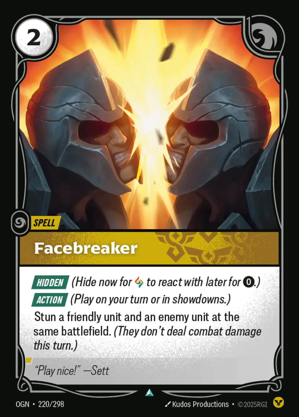 Facebreaker - 220/298 (OGN) Uncommon