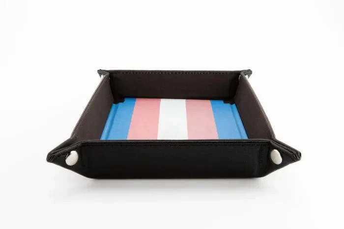 Fanroll by MDG: Dice Tray - Pride Transgender