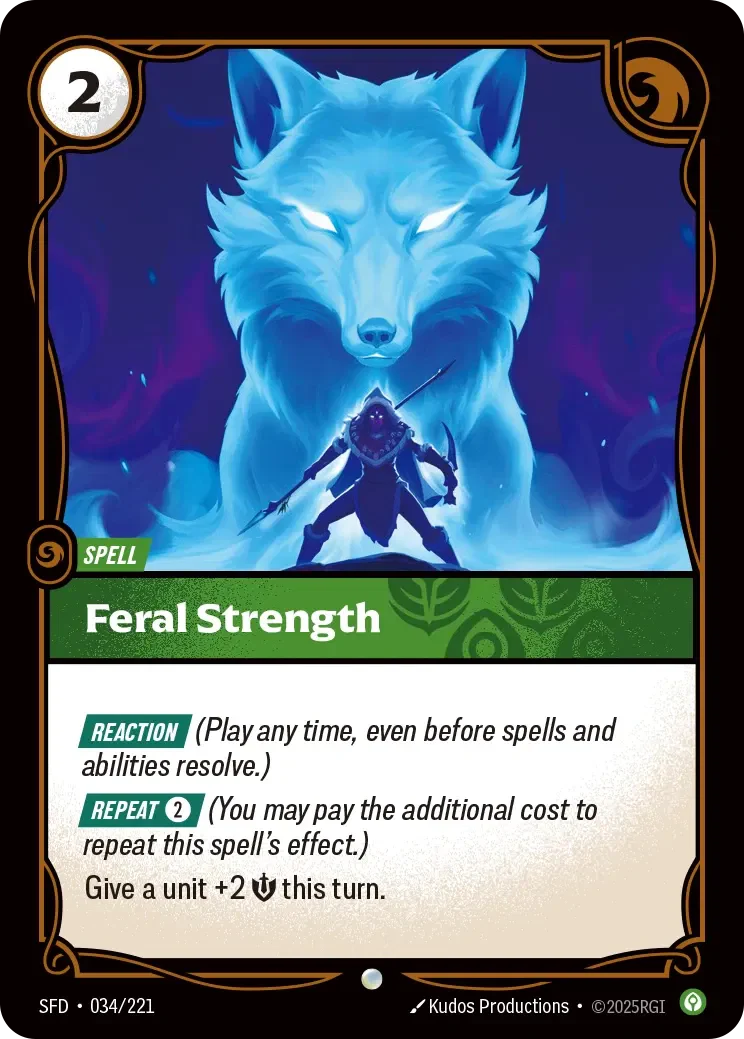 Feral Strength - 034/221 (SFD) Common