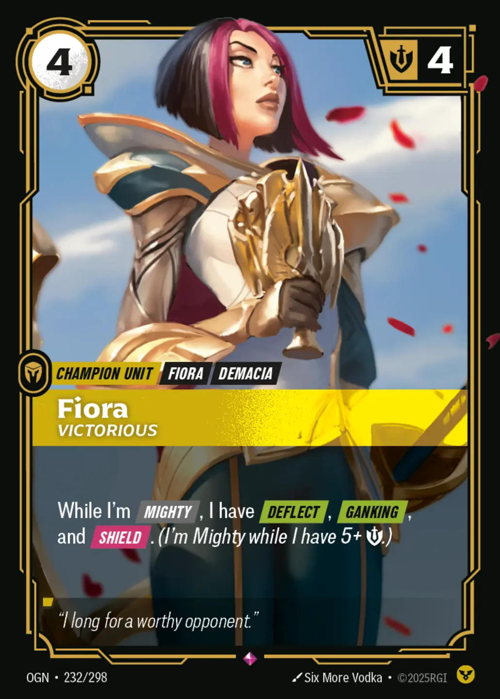 Fiora - Victorious - 232/298 (OGN) Rare